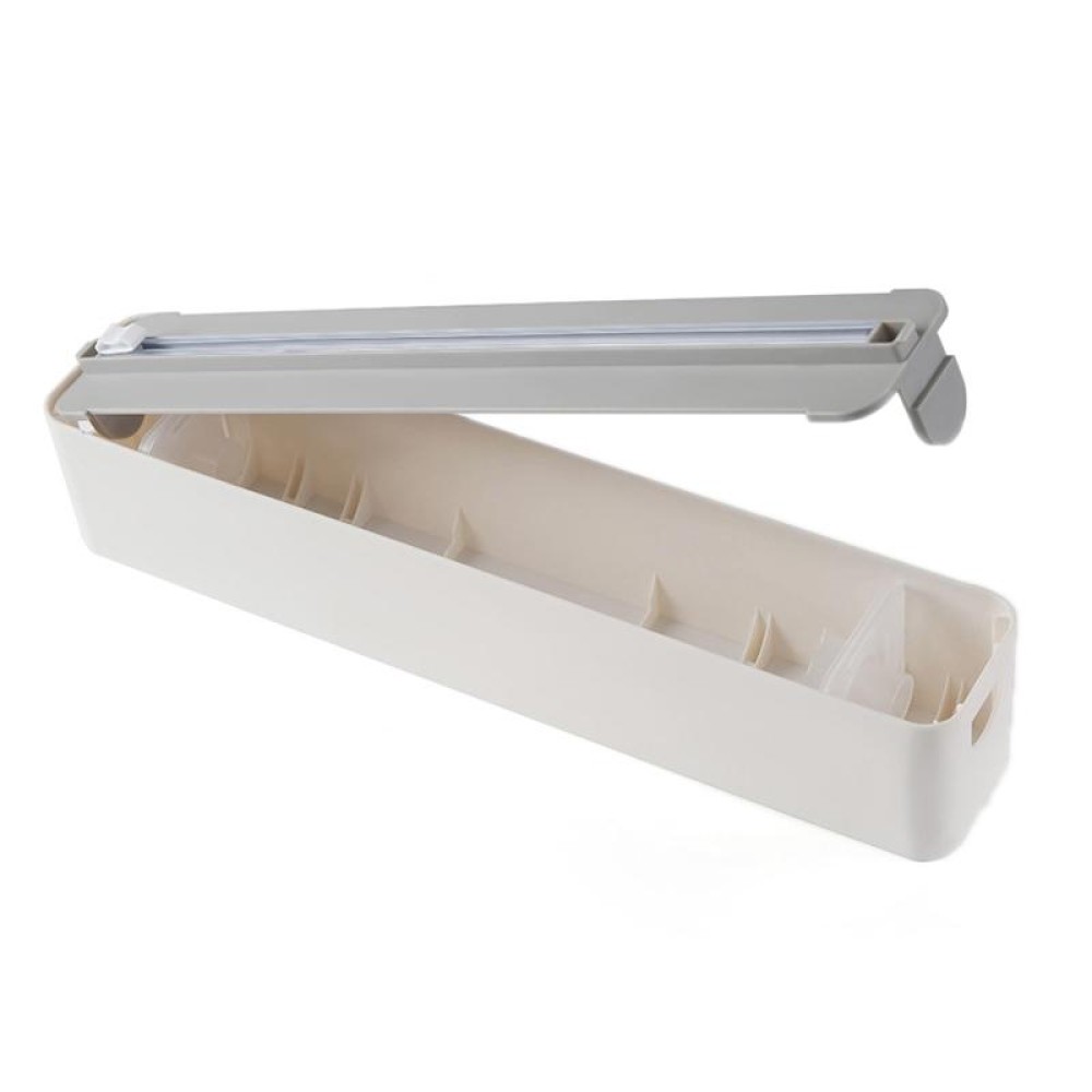 Wall-mounted Magnetic Cling Film Kitchen Paper Storage Cutter(Single Cutter)
