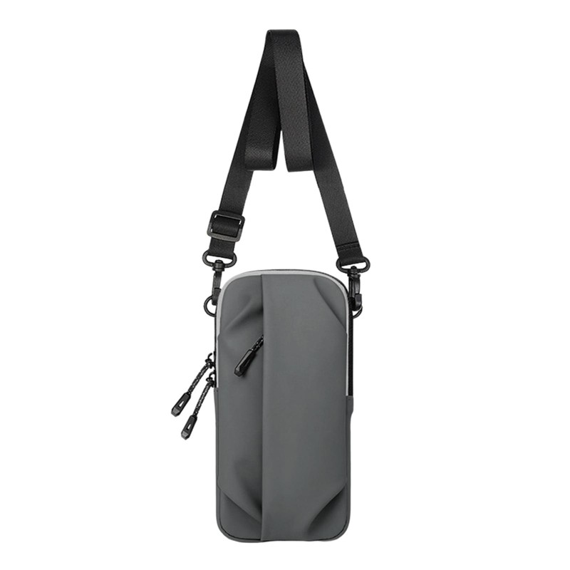 Outdoor Sports Fitness Crossbody Bag Men And Women Multi-Function Mobile Phone Arm Bag(Grey)