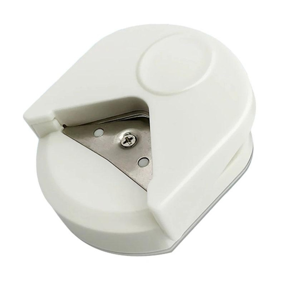 Round Corner Trimmer Chamferer Cardstock Photo PVC Card Corner Cutter(White)