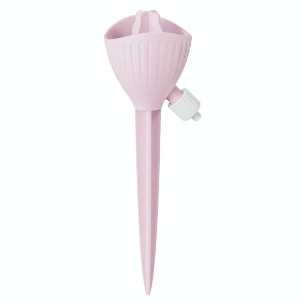 Home Watering Drip Waterer Automatic Watering Adjustable Soaker(Pink)