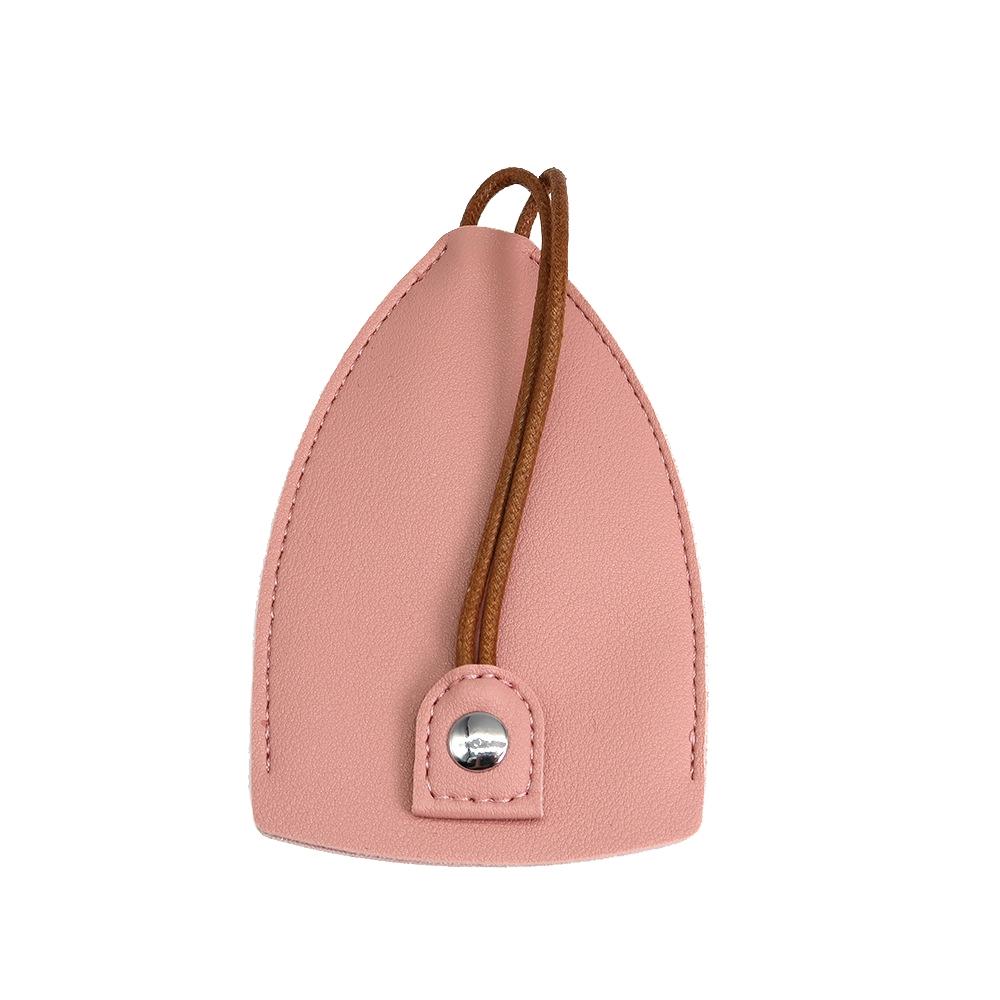 Pull-out Personalized Ladies Car Key Bag Portable Large Capacity Storage Key Cover, Color: Light Pink