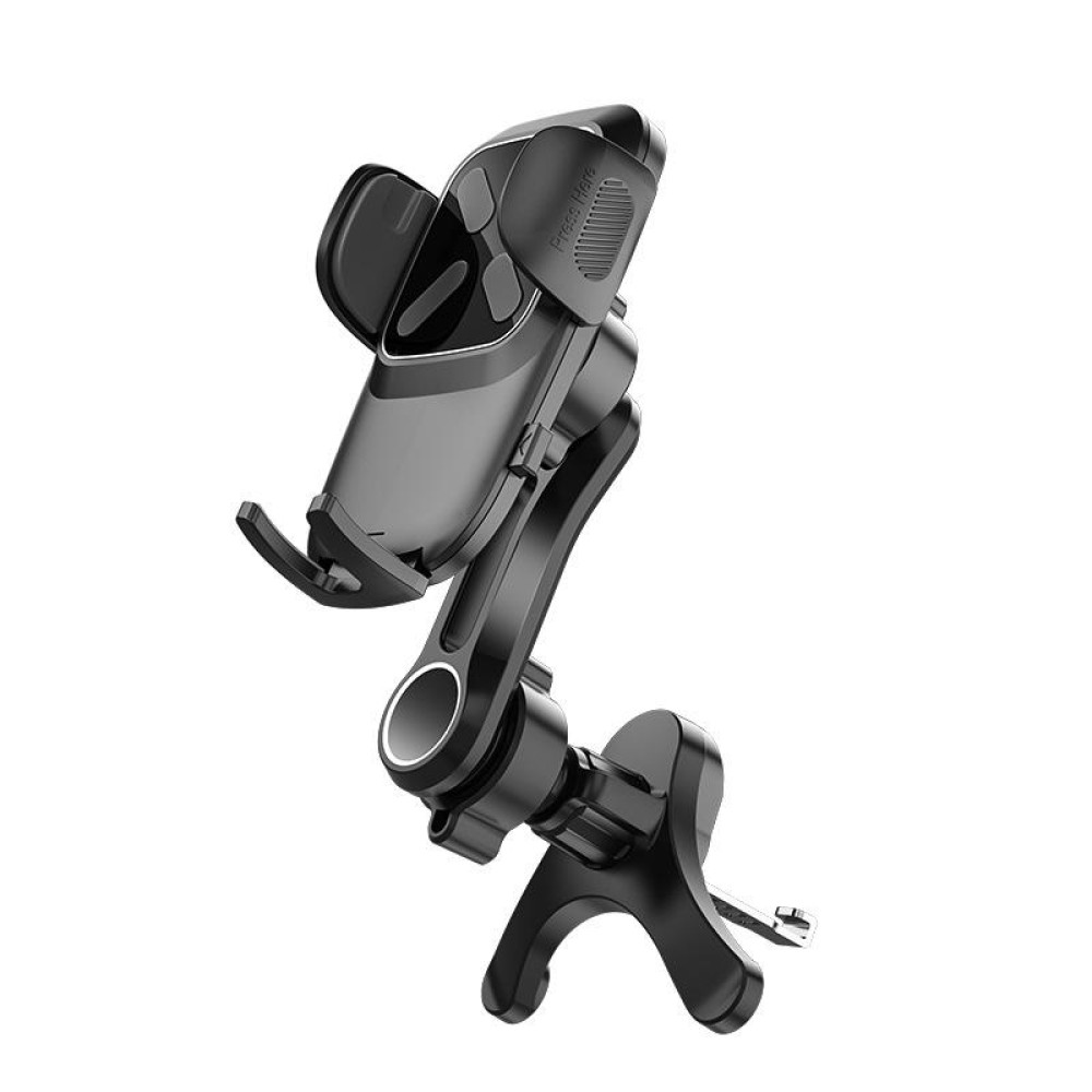 Car Air-conditioning Vent Y-shaped Base Mobile Phone Holder, Color: Tenth Generation Balck