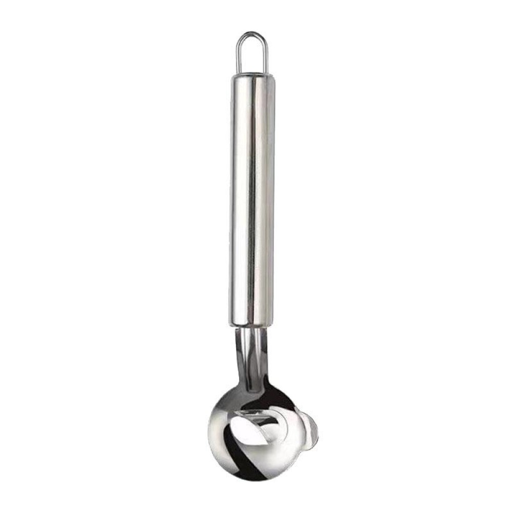 Stainless Steel Noodle Chipper Hangable Household Noodle Peeler, Model: Round Light Handle