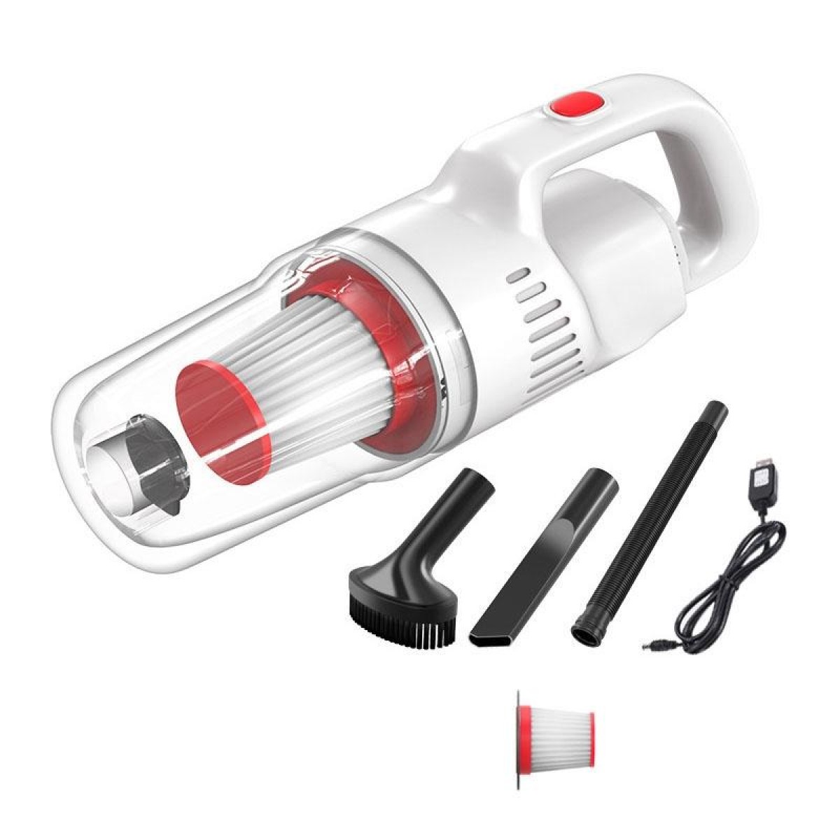 Handheld Household Vacuum Cleaner Car Small Powerful Dust Extractor, Model: Wireless Standard