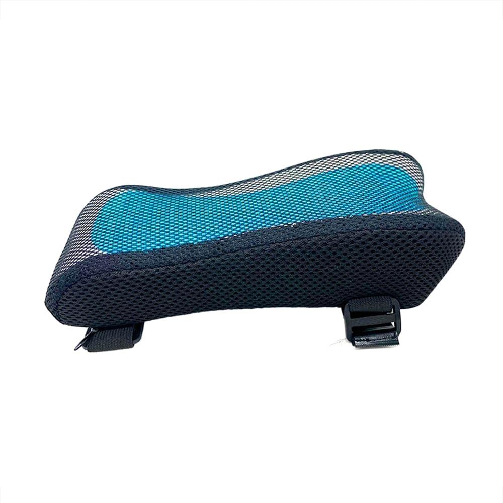 Curve Three-dimensional Support Memory Foam Office Chair Armrest Pad, Color: Gel Grid