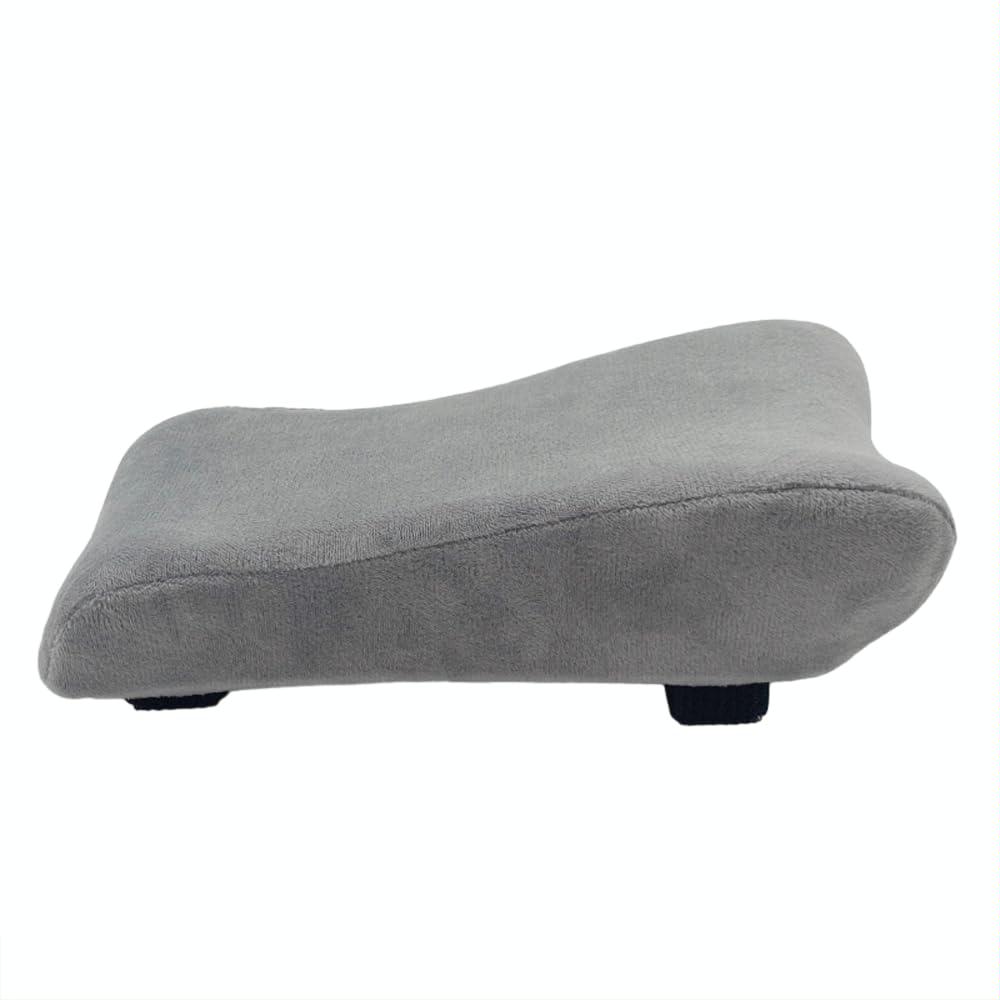 Curve Three-dimensional Support Memory Foam Office Chair Armrest Pad, Color: Gray