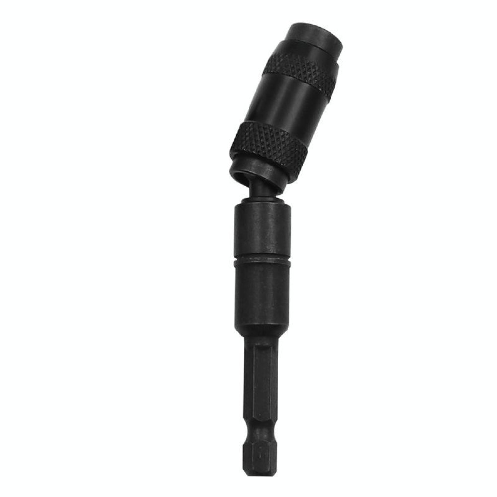 Hexagonal Shank Quick Release Self-Locking Joint Extension Rod Electric Drill Driver Extension Quick Conversion Bits(Black)