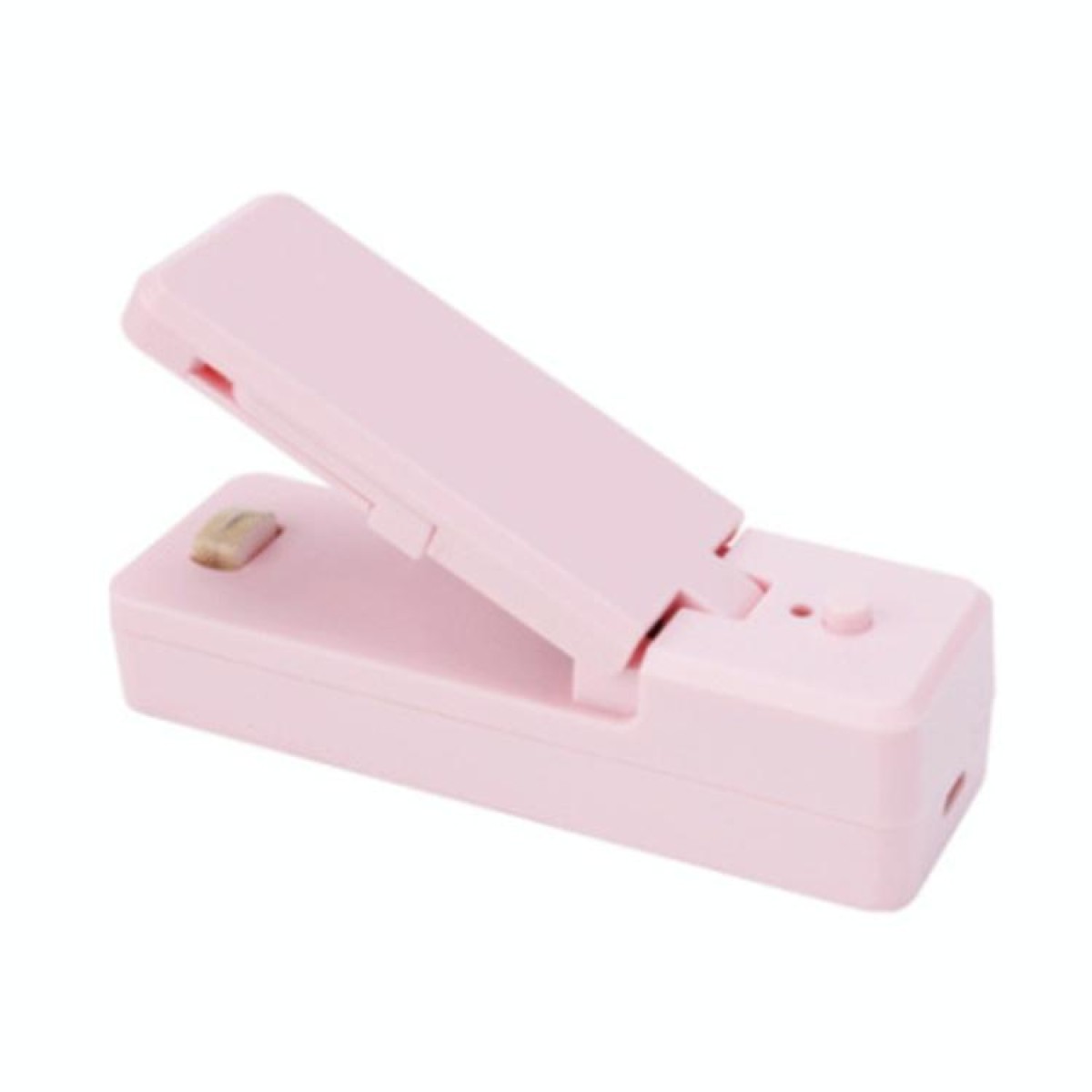 USB Charging Mini Magnetic Sealing Machine Portable Sealing Clip Food Moisture-proof Sealer(Pink)