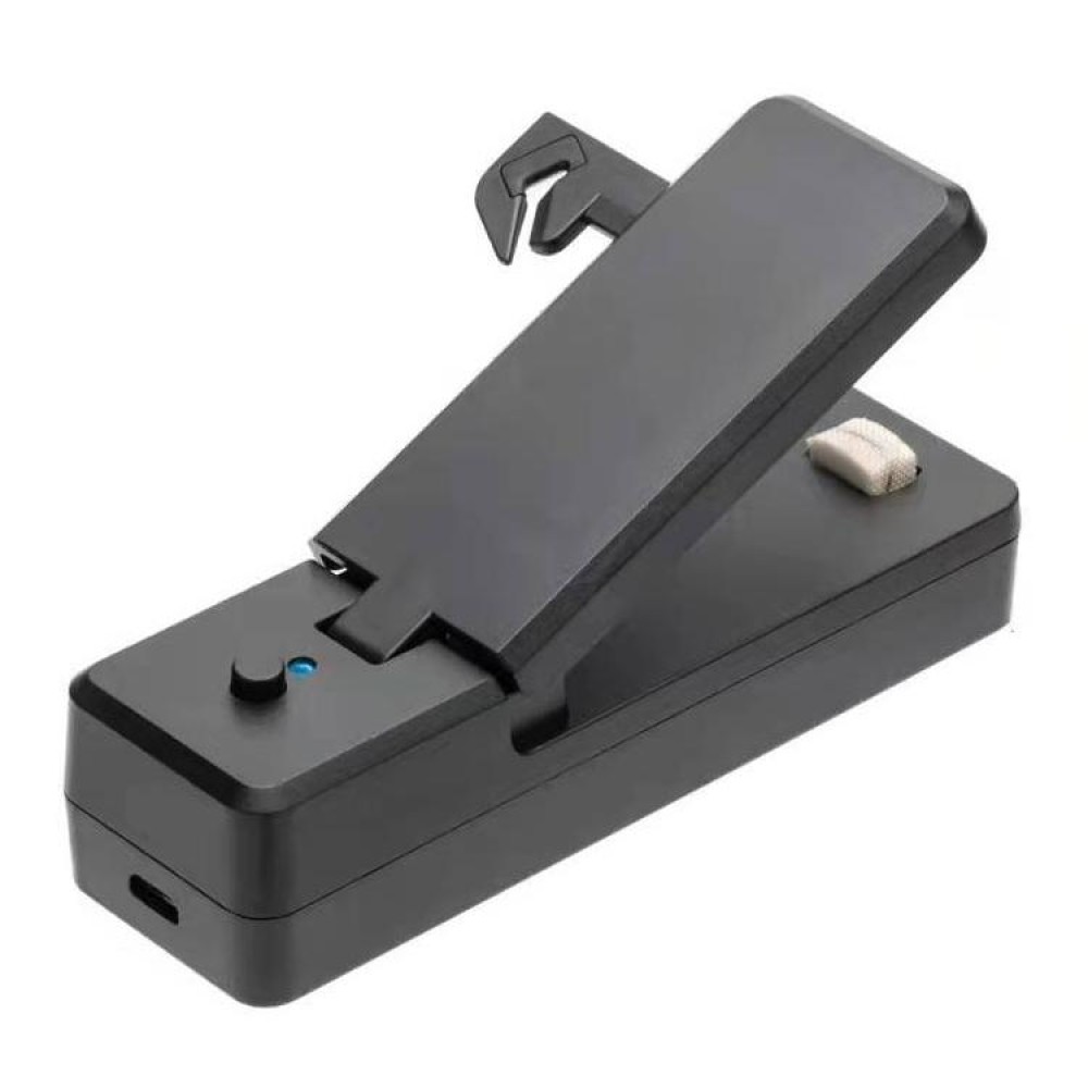 USB Charging Mini Magnetic Sealing Machine Portable Sealing Clip Food Moisture-proof Sealer(Black)