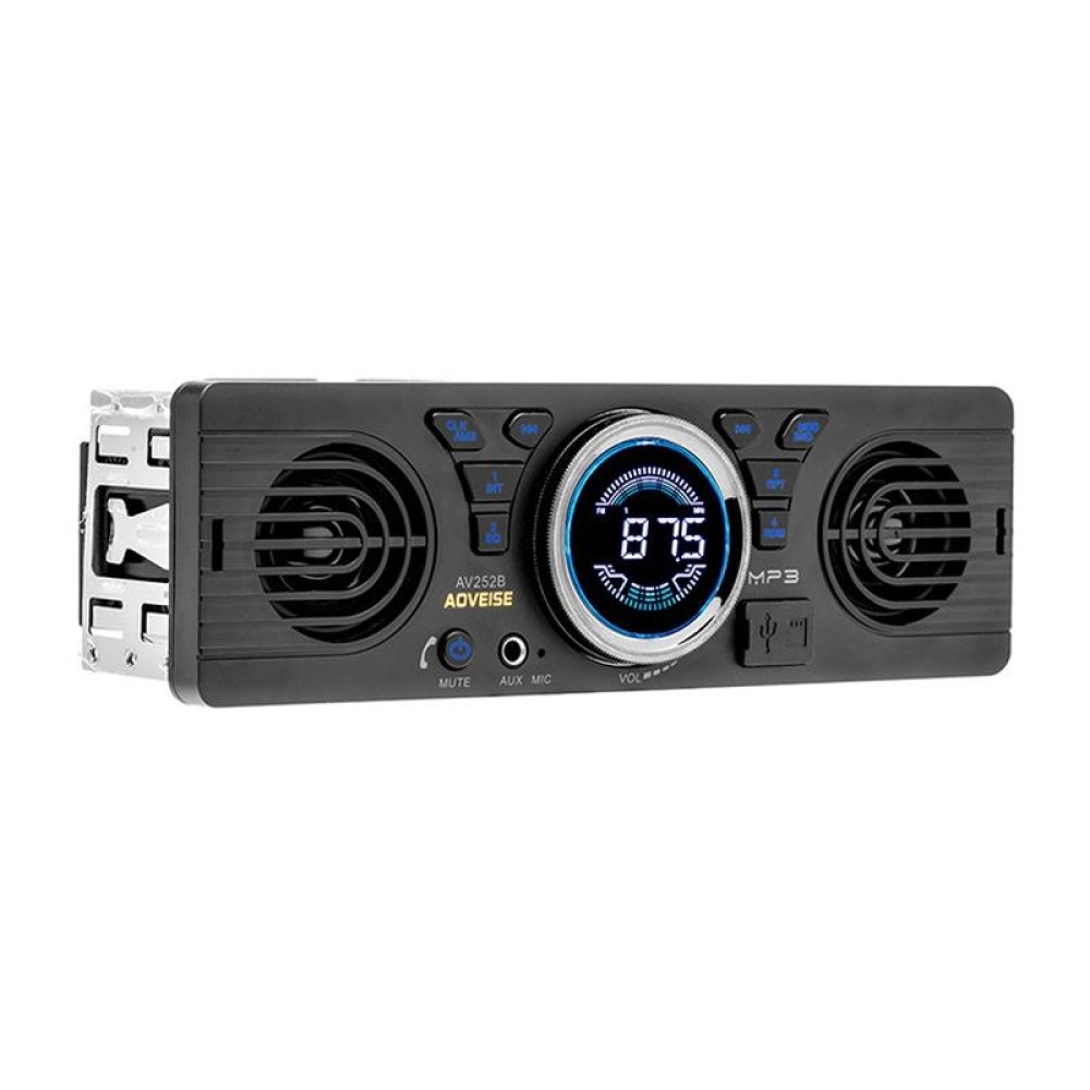 12 V Car MP3 Bluetooth Player Plug And Play FM Automobile Radio(Black)