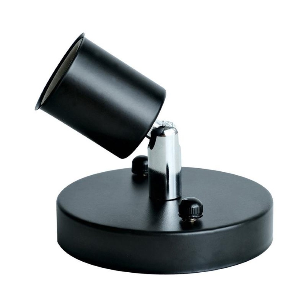E27 Screw Mount Metal Retro Universal Lampholder Lamp Fittings, Color: Black