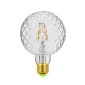E27 Screw Port LED Vintage Light Shaped Decorative Illumination Bulb, Style: G95 Inner Pineapple Transparent(220V 4W 2700K)