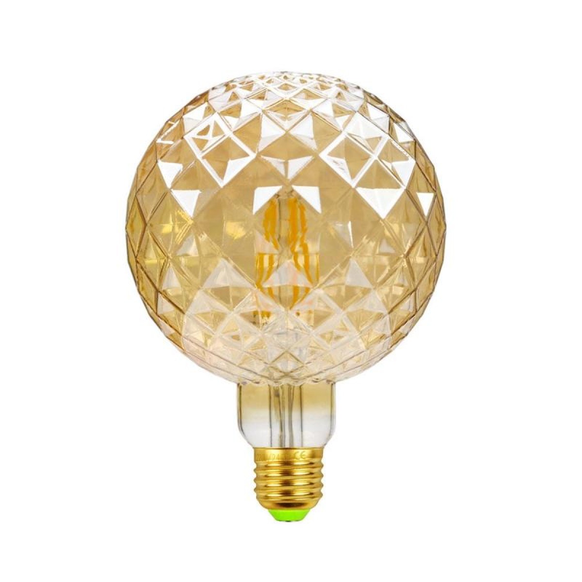 E27 Screw Port LED Vintage Light Shaped Decorative Illumination Bulb, Style: G125 Inner Pineapple Gold(220V 4W 2700K)