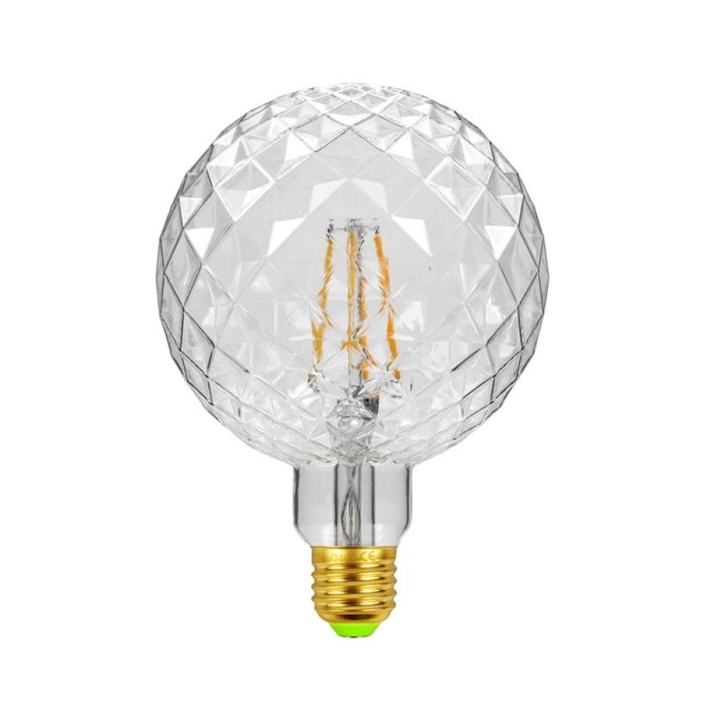 E27 Screw Port LED Vintage Light Shaped Decorative Illumination Bulb, Style: G125 Inner Pineapple Transparent(110V 4W 2700K)