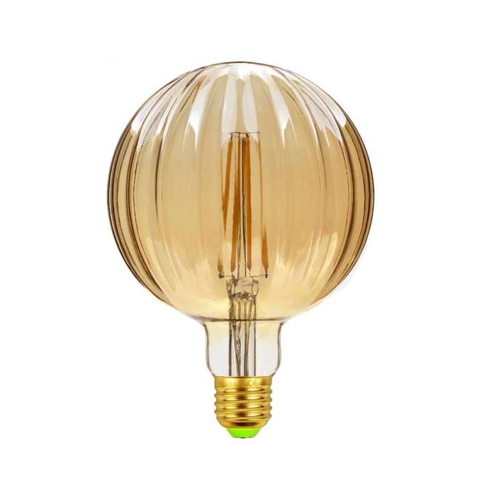 E27 Screw Port LED Vintage Light Shaped Decorative Illumination Bulb, Style: G125 Watermelon Gold(110V 4W 2700K)