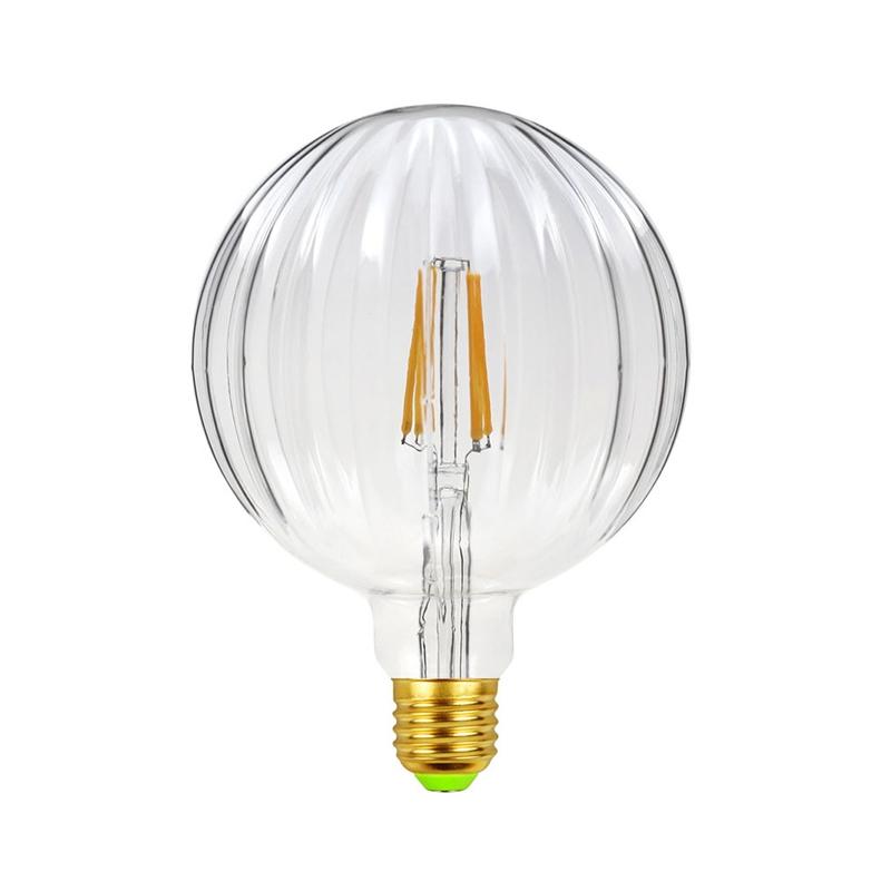 E27 Screw Port LED Vintage Light Shaped Decorative Illumination Bulb, Style: G125 Watermelon Transparent(110V 4W 2700K)