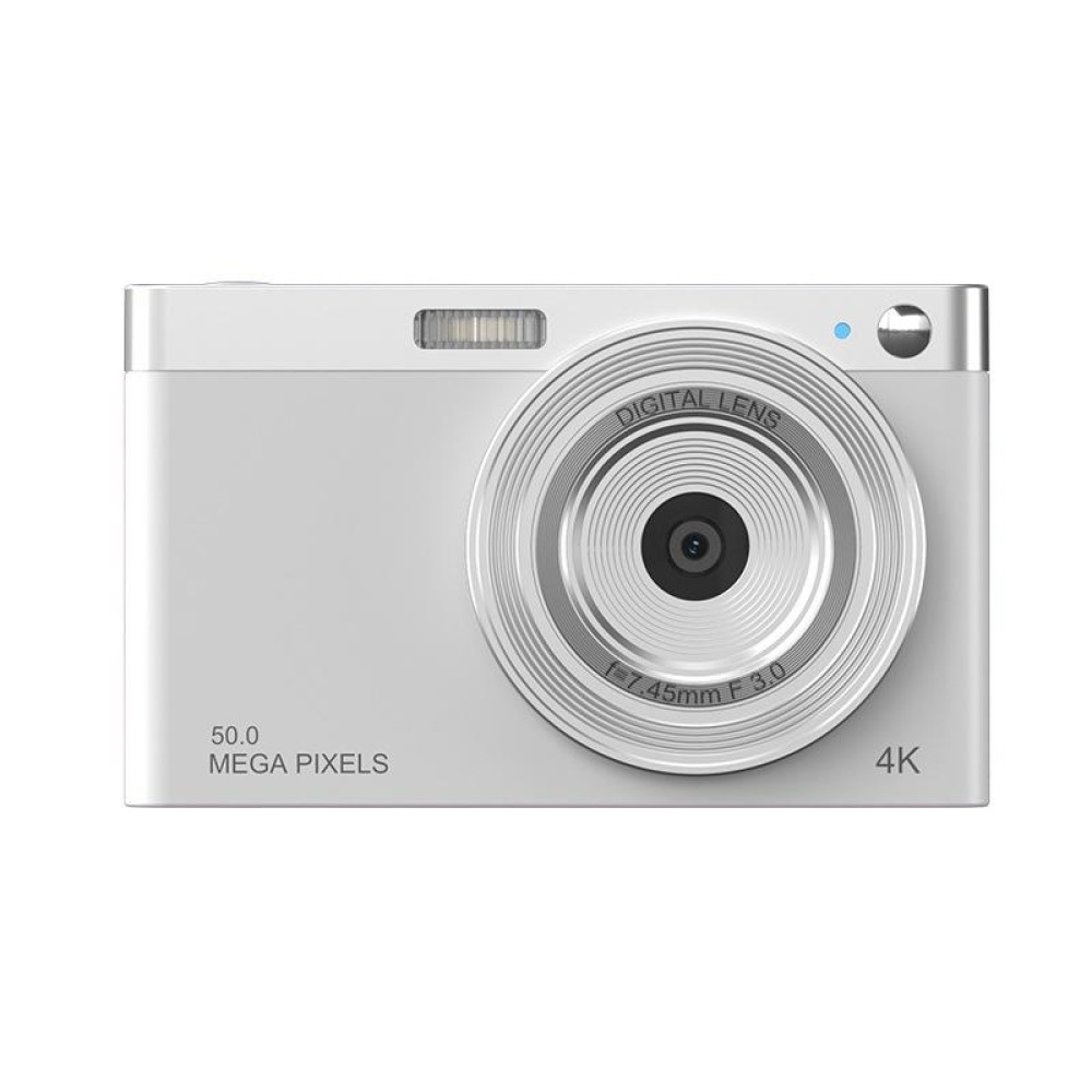 50 MP HD Camera 4K Video Retro Vlog Self-Shooting Camera(White)