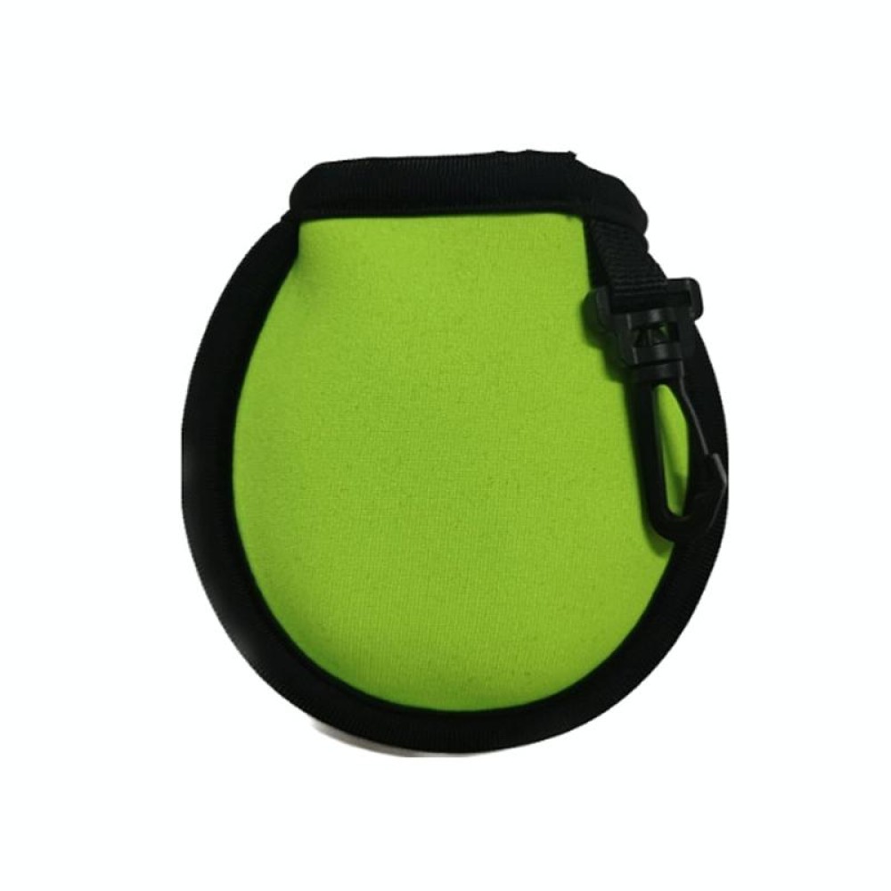 Neoprene Golf Ball Wear-resistant Protective Cover with Hook(Green)