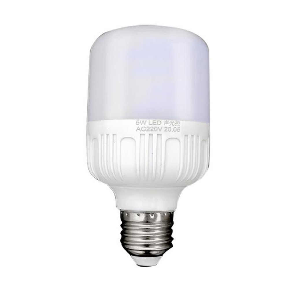 E27 LED Sound/Light Control Bulb Stair Corridor Human Body Sensor Light, Power: 3W(Premium)
