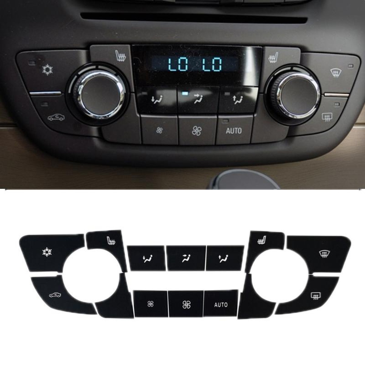 For Buick Regal 2008-2013 Air Conditioning Central Control Button Repair Sticker