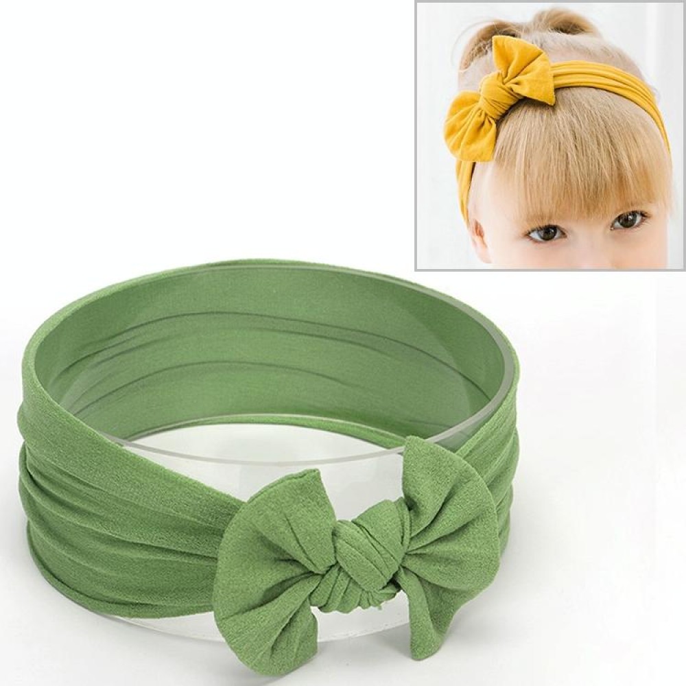 Cute Bowknot Infant Baby Girl Hairband Headwear Headbands(Green#26)