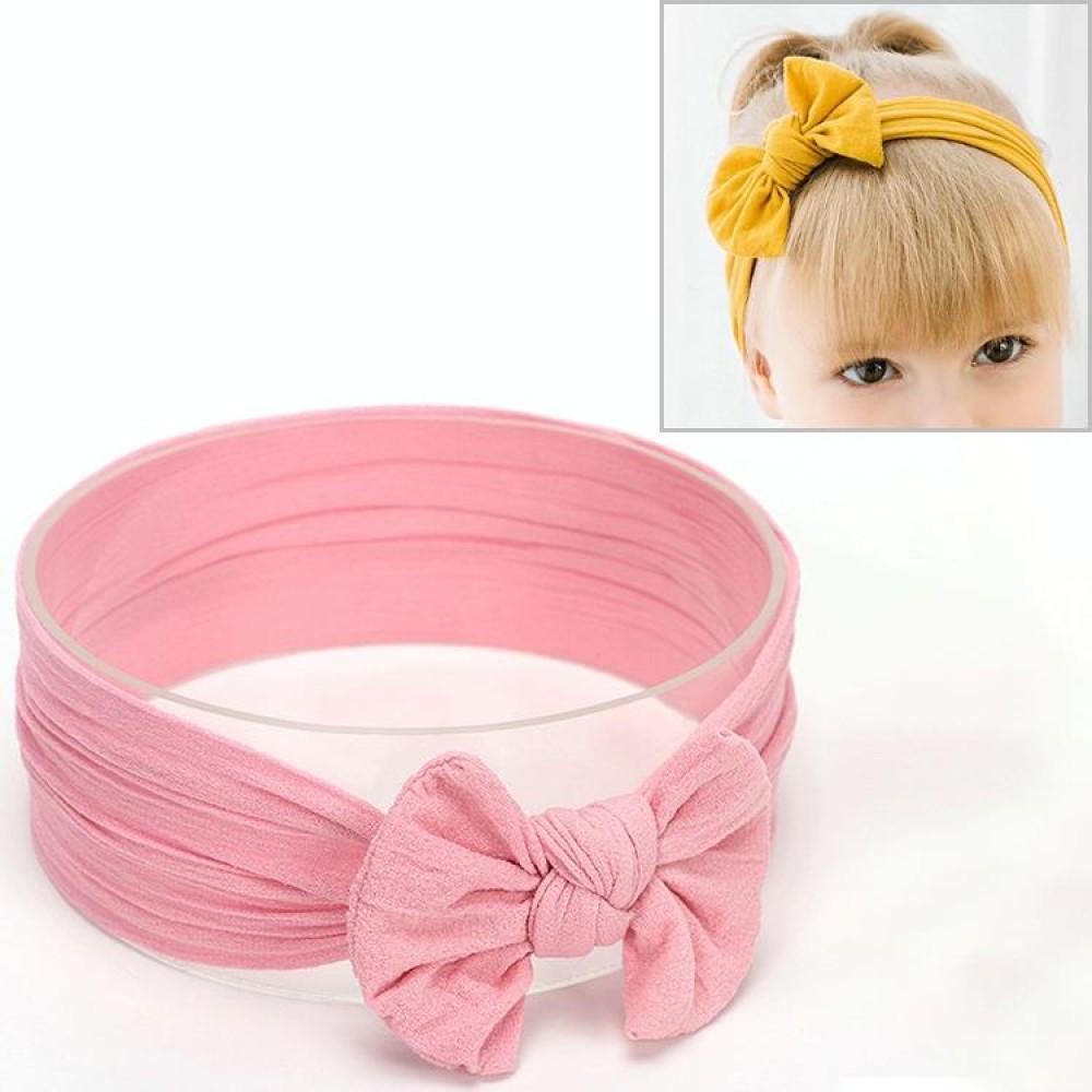 Cute Bowknot Infant Baby Girl Hairband Headwear Headbands(Pink#23)