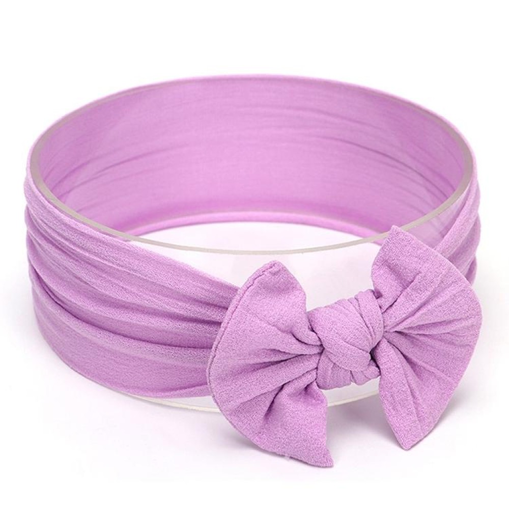 Cute Bowknot Infant Baby Girl Hairband Headwear Headbands(Purple#13)