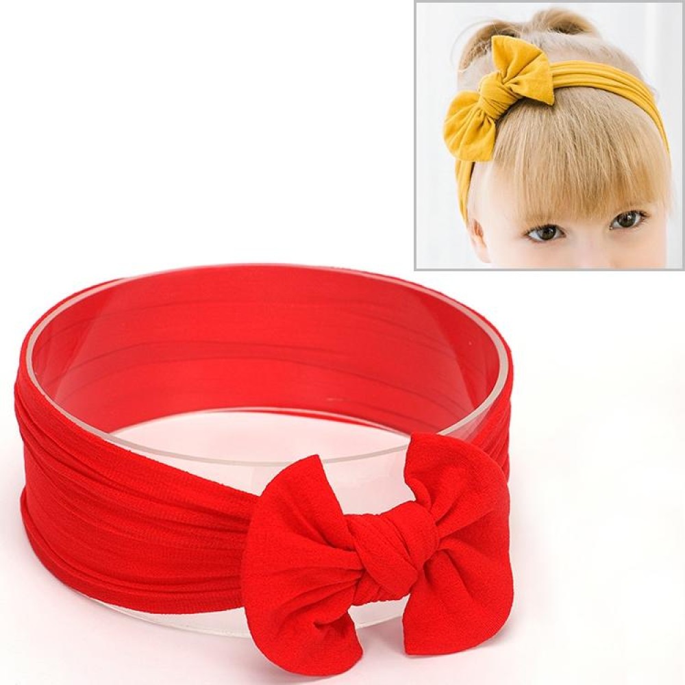 Cute Bowknot Infant Baby Girl Hairband Headwear Headbands(Red#4)