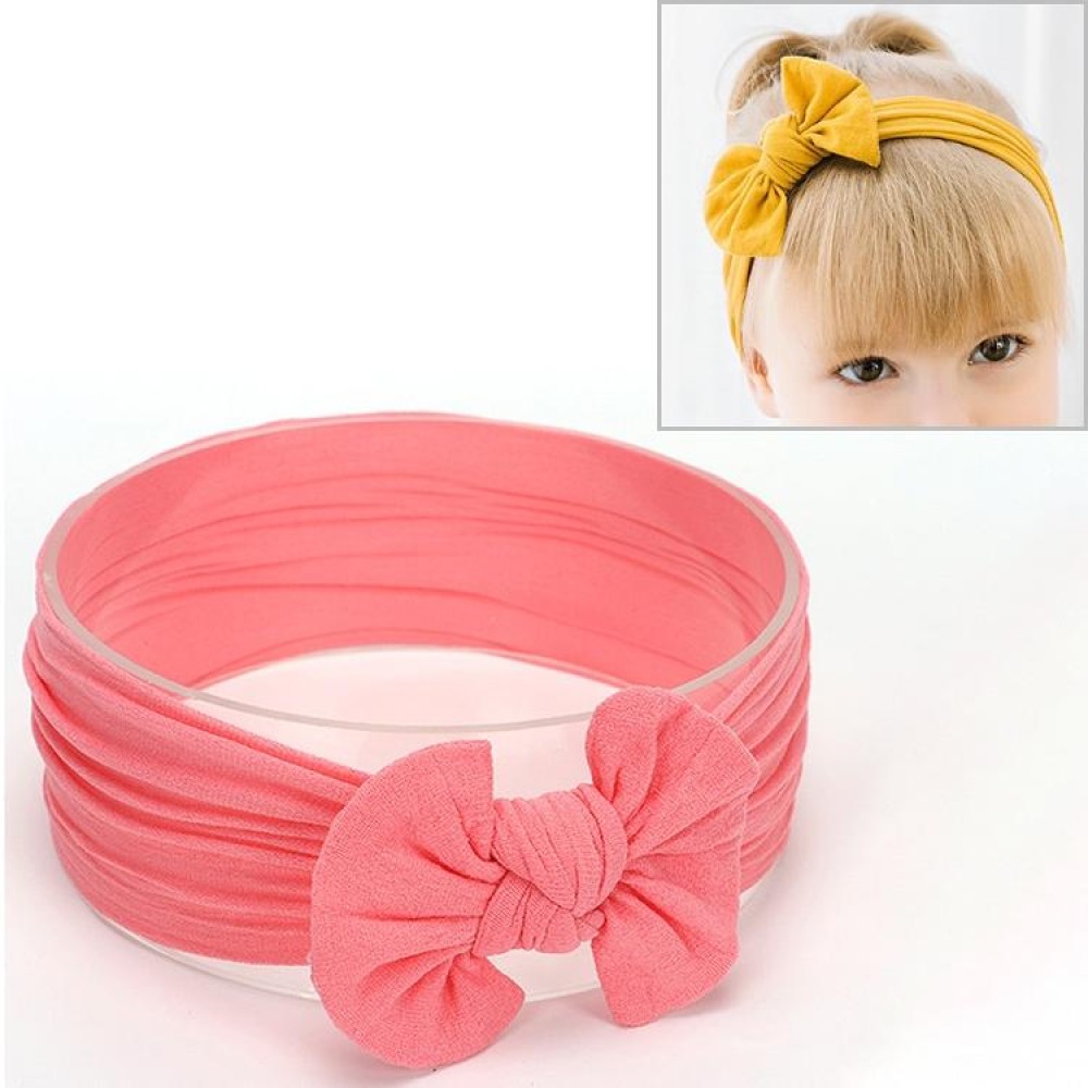 Cute Bowknot Infant Baby Girl Hairband Headwear Headbands(Watermelon Red#11)