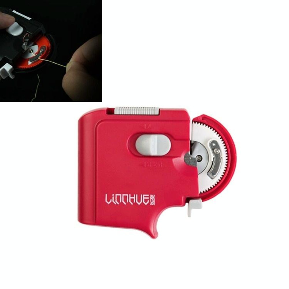 LINHU Automatic Hooking Device Multifunctional Hooking Device Electric Knotting Device, Style:Short Handle(Red)