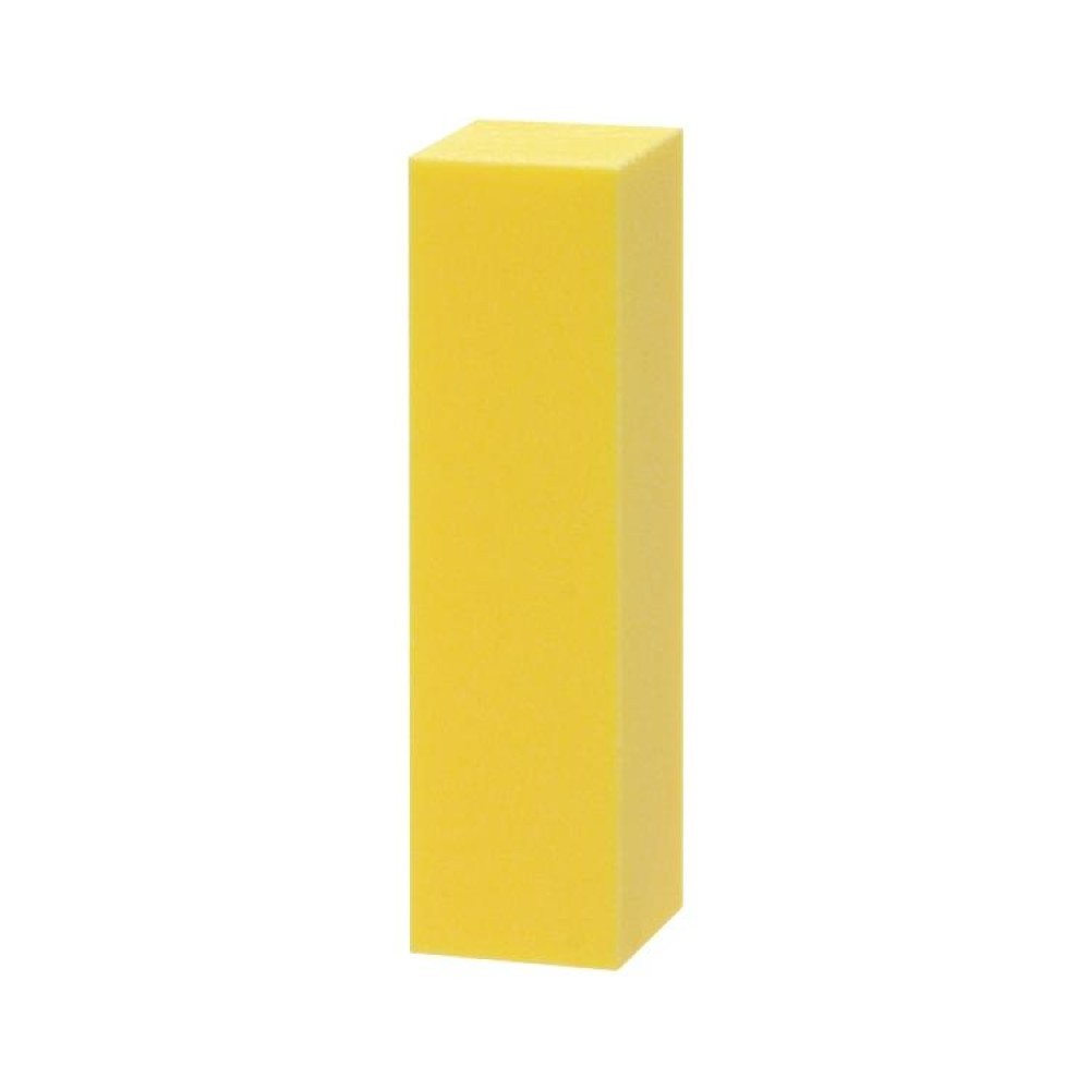10 PCS Tofu Block Nail Polish Four Squares High Elastic Cotton Manicure Sand Block (Yellow)