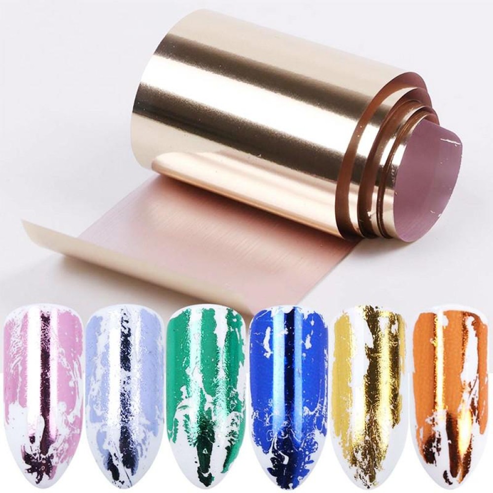 3 PCS Gold Silver Slider Foil For Nail Holographic Transfer Wrap Sticker Adhesive Starry Manicure Decor Set
