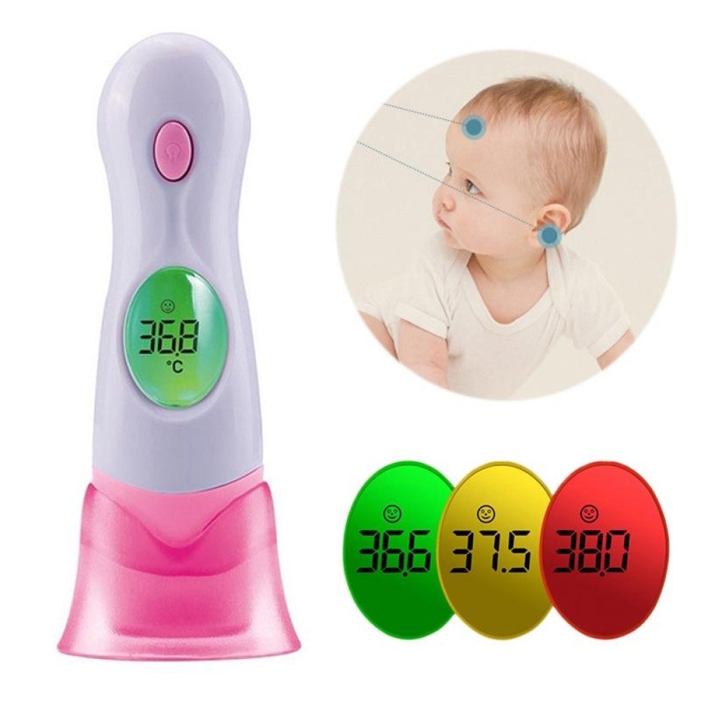 GT Infrared Body Thermometer Digital LCD Electronic Thermometer Ear Forehead Kids Fever Health Care Tool(Pink)