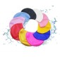 Particles Thickening High Elasticity Non-slip Silicone Swimming Cap(Pink)