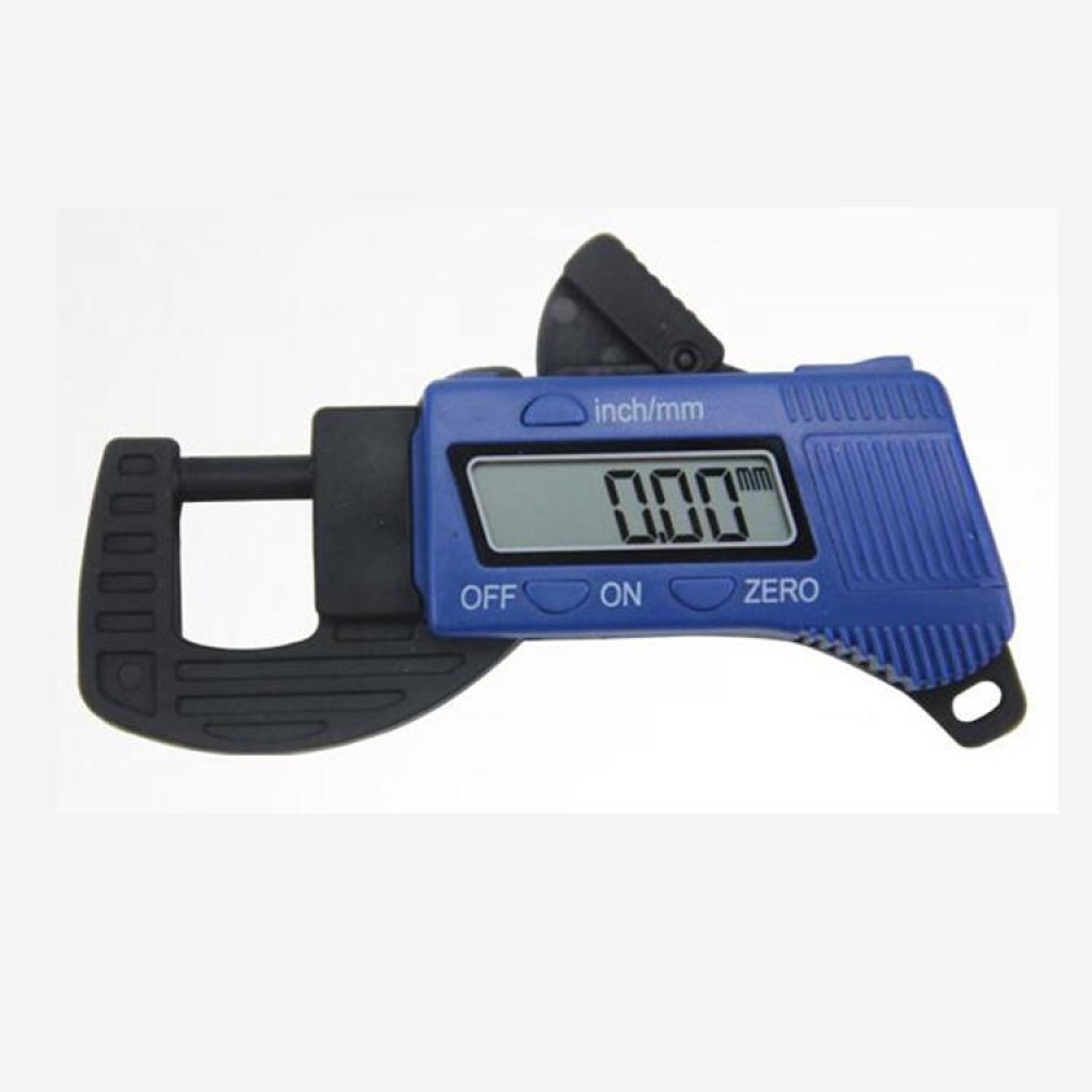 Plastic Electronic Digital Thickness Gauge Professional Construction Tools(Blue)