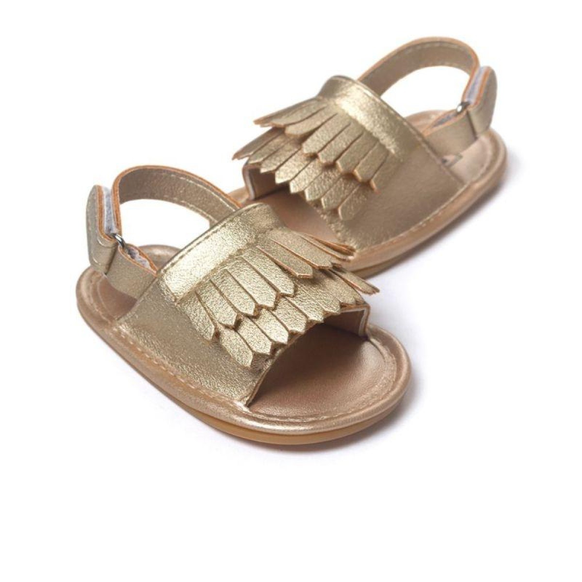 Casual Fashion PU Fringed Baby Sandals, Size:13cm/93g(White)