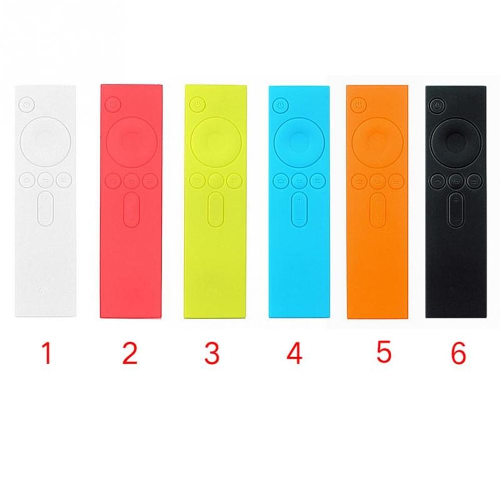 6 PCS Soft Silicone TPU Protective Case Remote Rubber Cover Case for Xiaomi Remote Control I Mi TV Box(Black)