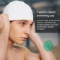 Glossy Seamless Pure Silicone High Elasticity Professional Swimming Cap(Purple)