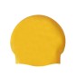 Glossy Seamless Pure Silicone High Elasticity Professional Swimming Cap(Yellow)