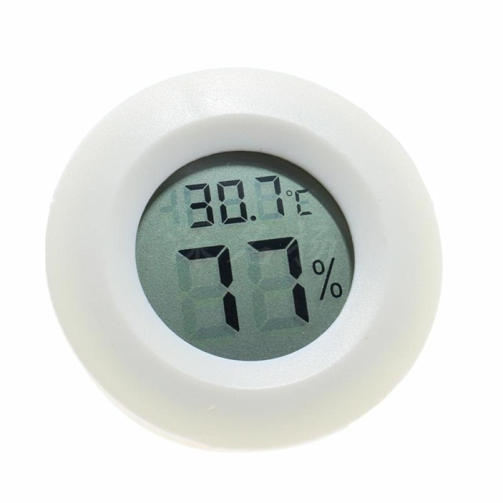 LCD Digital Aquarium Thermometer Marine Water Terrarium Accessories Temperature Measurement Tool(White)