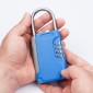 Key Safe Box Password Lock Keys Box Metal Lock Body Padlock Type Storage Mini Safes(Black)