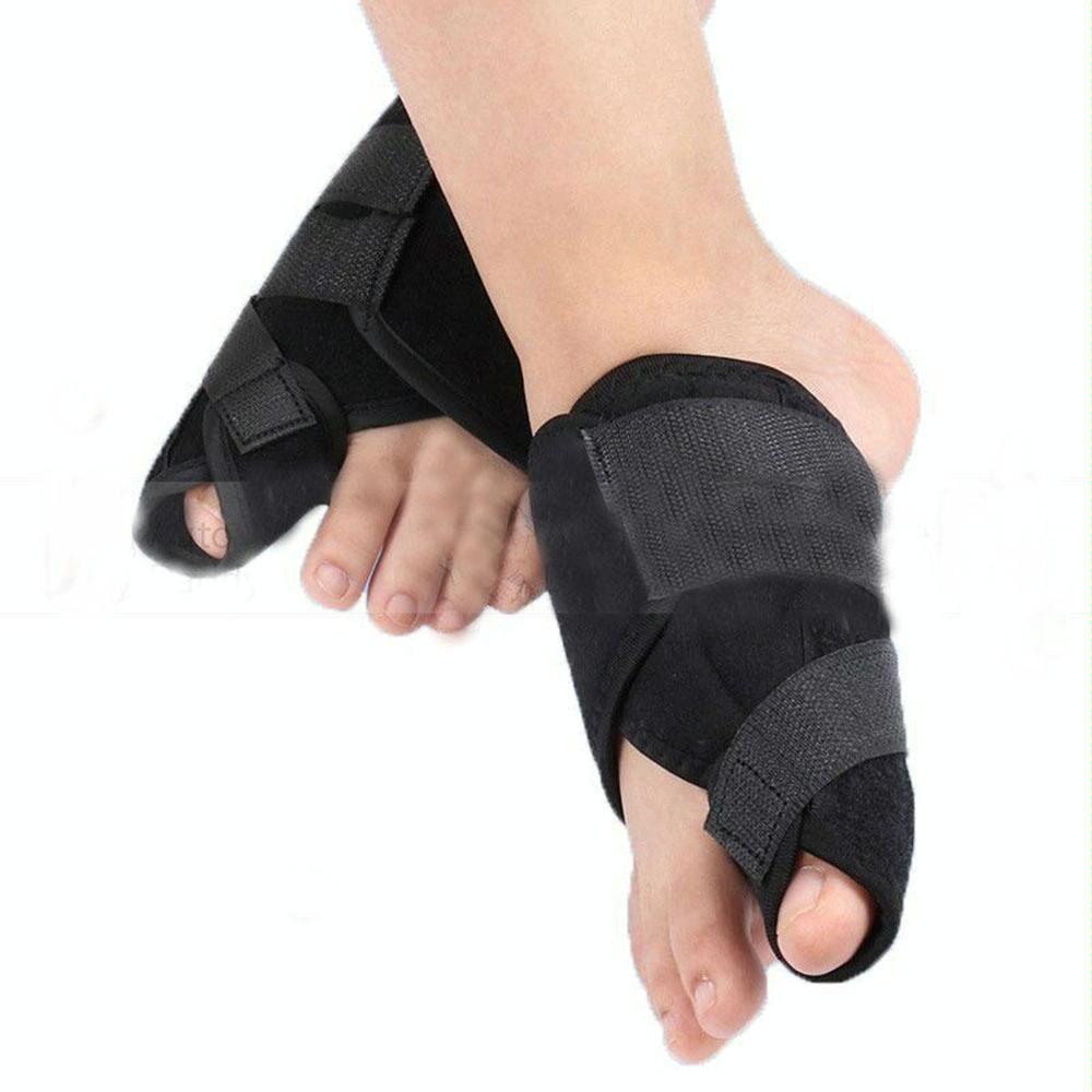 1 Pair Soft Bunion Corrector Toe Separator Splint Correction System Hallux Valgus Foot Care Pedicure Orthotics, Size:L