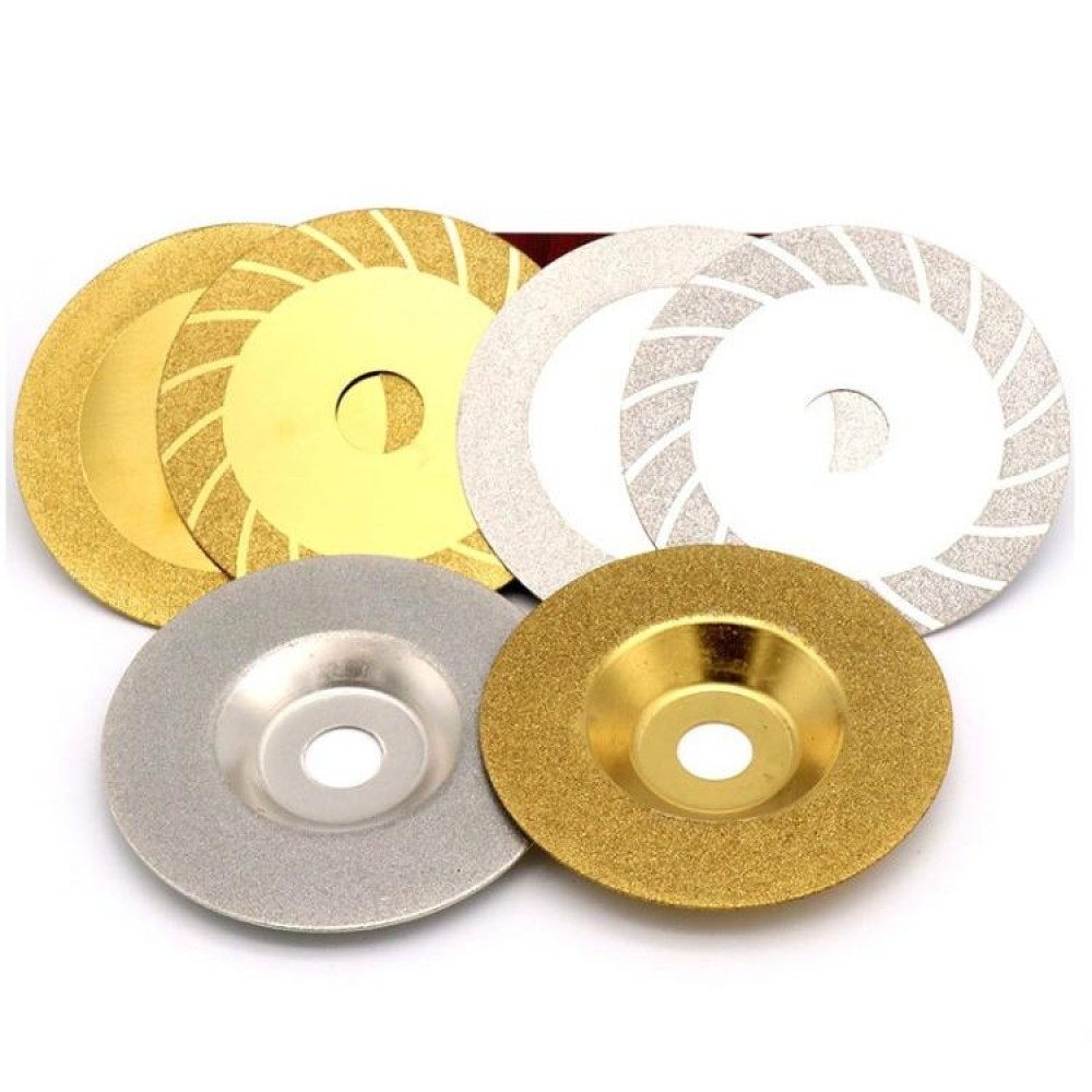 100mm Electroplated Diamond Grinding Slice Glass Grinding Disc 4 Inch Diamond Cutting Piece Alloy Sand Circular Saw Blade(Picture Two)