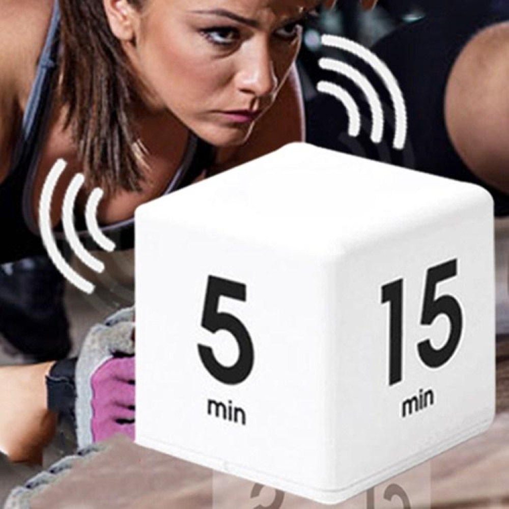 LED Rubiks Cube Time Manager Kitchen Timer, Style:1-3-5-10