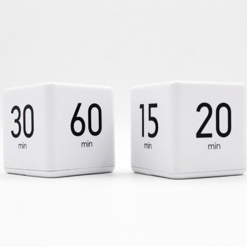 LED Rubiks Cube Time Manager Kitchen Timer, Style:15-20-30-60