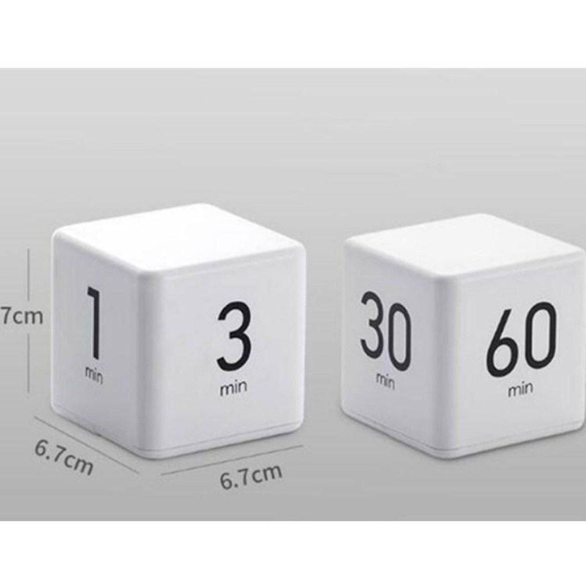 LED Rubiks Cube Time Manager Kitchen Timer, Style:15-20-30-60