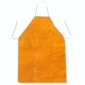 Full Leather Electric Welding Apron High Temperature Fireproof Star Splash Protective Clothing(Blue)