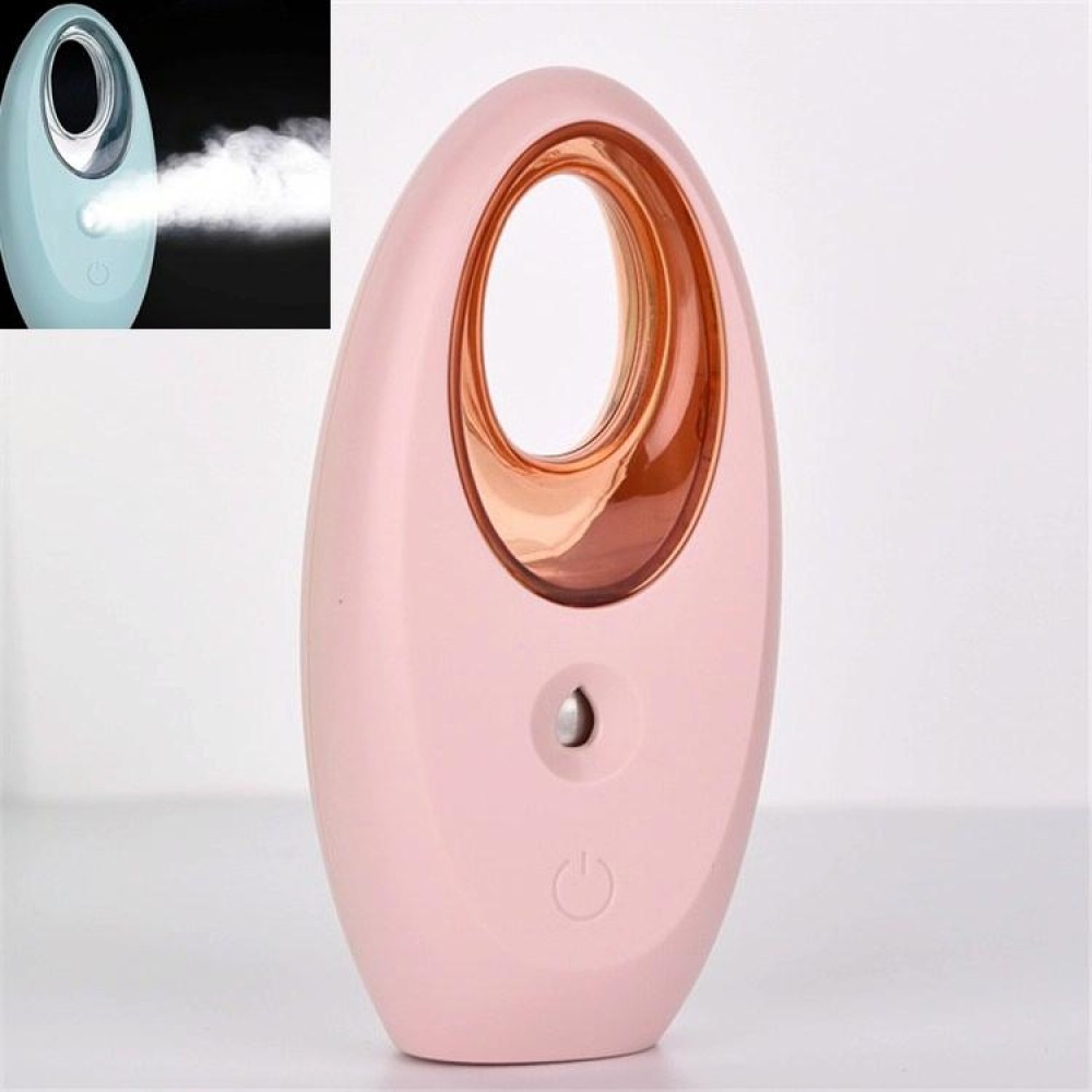 30ML Alcohol Disinfection Sprayer Portable Nano Spray Steaming Face Water Moisture Meter(Pink)