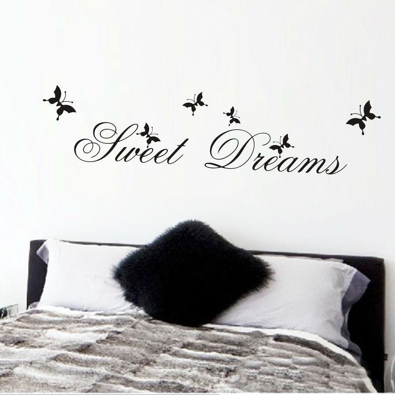 Sweet Dreams Wall Stickers Bedroom DIY Home Decoration