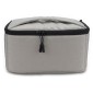 Water-resistant DSLR Padded insert Case Waterproof Zipper Removable Partition Camera Bags(Light Grey)